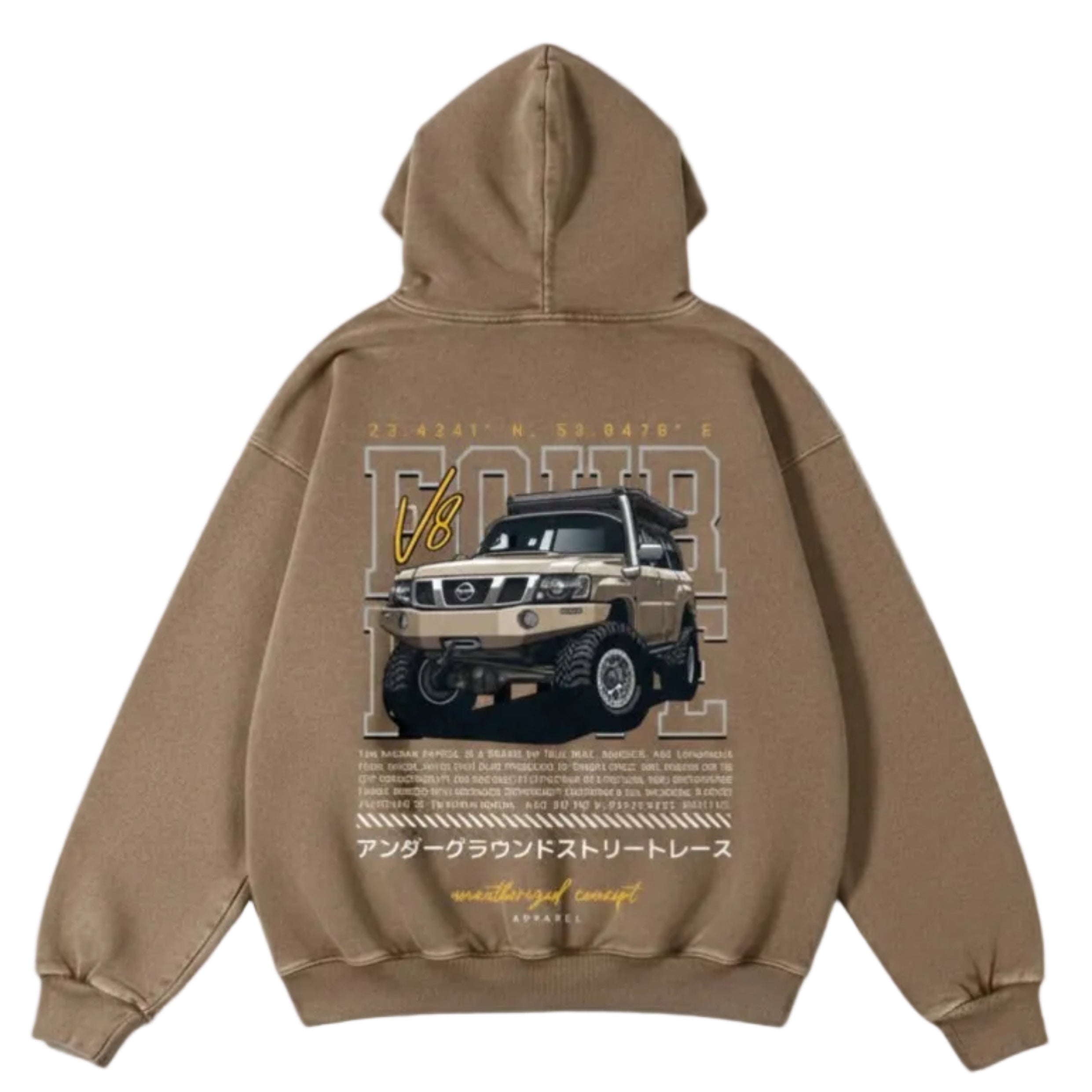 DESIGNED ACID WASH HOODIES